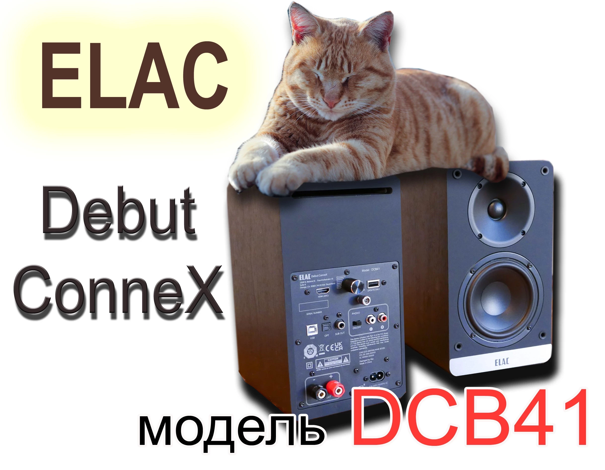 Elac Debut ConneX DCB41 полочна активна Hi-Fi система - Soundmag