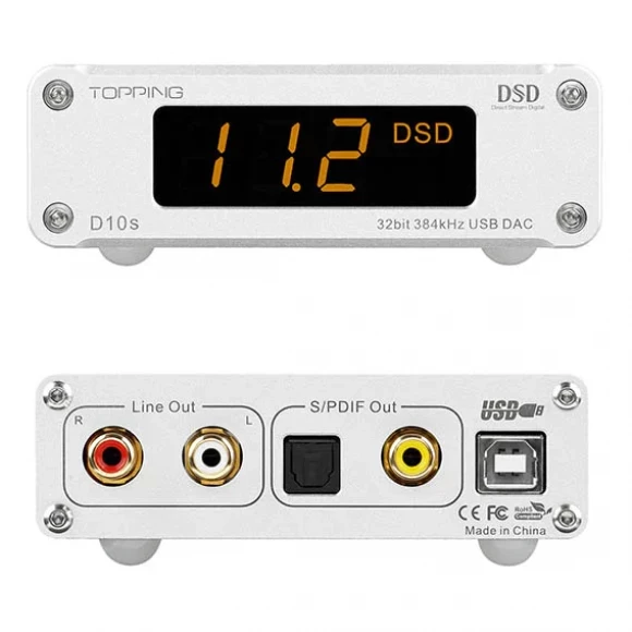 Topping D10s Silver купить ЦАП в Киеве, Днепре и Одессе – Soundmag