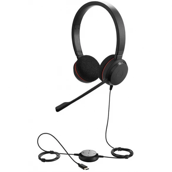 ヘッドホン Jabra EVOLVE 20 UC STEREO SME Jabra Evolve 20 MS Stereo USB-C (4999-823-189) купить наушники в
