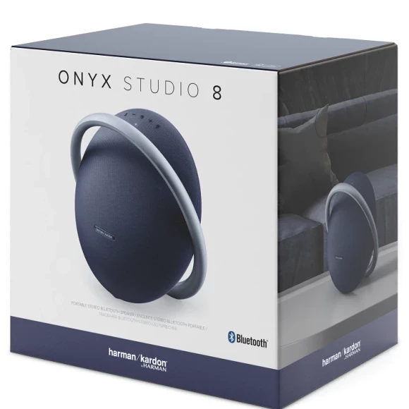 未使用品 harman/kardon ONYX STUDIO bluetooth Портативная колонка Harman-Kardon Onyx Studio 8 Blue (HKOS8BLUEP