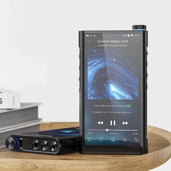 FiiO M15S デジタルオーディオプレーヤー FiiO M15S レビュー。据置級の圧倒的駆動力と超高音質、最強の