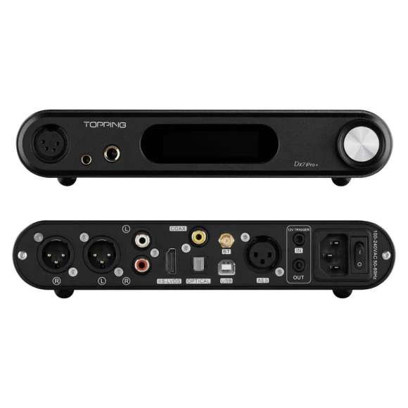 ЦАП и усилитель Topping DX7 Pro+ Black - Soundmag