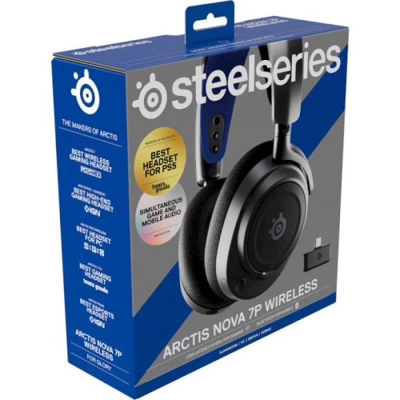 steelseries arctis nova 7p wireless 黒 SS61559 - Наушники SteelSeries Arctis Nova 7P Wireless Black