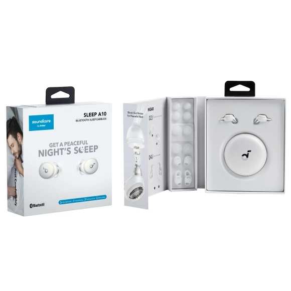 Беруши для сна Anker SoundСore Sleep A10 White (A6610G21) - Soundmag