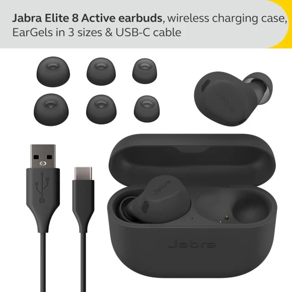 Беспроводные наушники Jabra Elite 8 Active Black 100-99160900-99