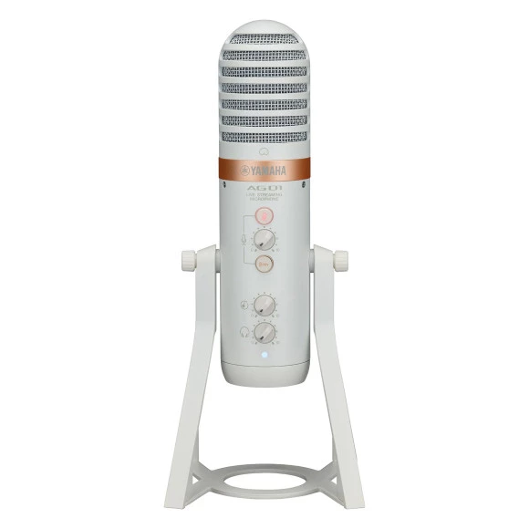 Микрофон YAMAHA AG01 Live Streaming USB Microphone (White) - Soundmag