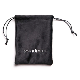 Чехол Soundmag Velour bag M White logo (9x13 cm)