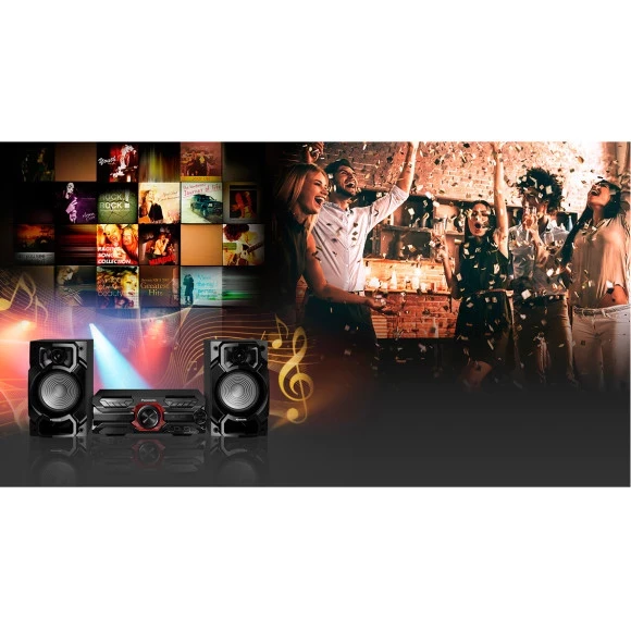 Музыкальный центр Panasonic SC-AKX320GS-K - Soundmag