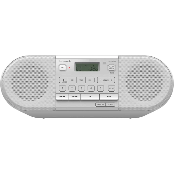 Магнитола Panasonic RX-D550 White (RX-D550GS-W)