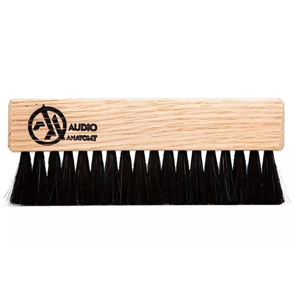 Щетка Audio Anatomy Oak Wood Brush Natura With Antistatic Goat And Nylon Fiber - Deluxe Dry & Wet Cleaning