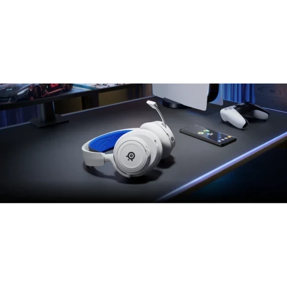 Гарнитура SteelSeries Arctis Nova 7P Wireless White (61561) - Soundmag