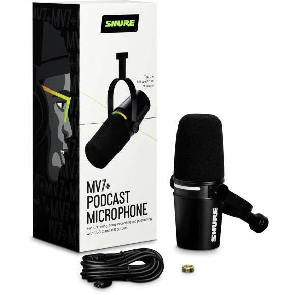 Мікрофон Shure MV7+-K - Soundmag