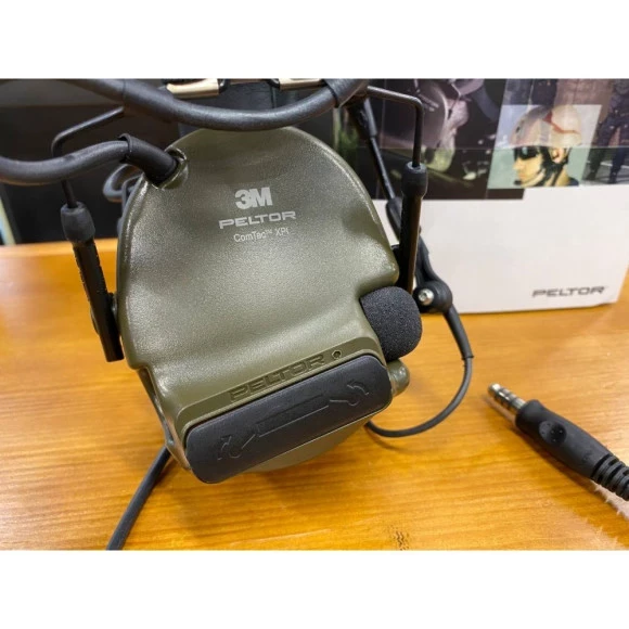Тактические наушники 3M Peltor ComTac XPI с 1 аудиовыходом Peltor