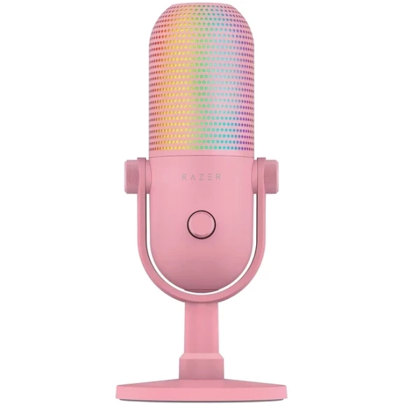 Мікрофон Razer Seiren V3 Chroma Quartz (RZ19-05060300-R3M1) - Soundmag