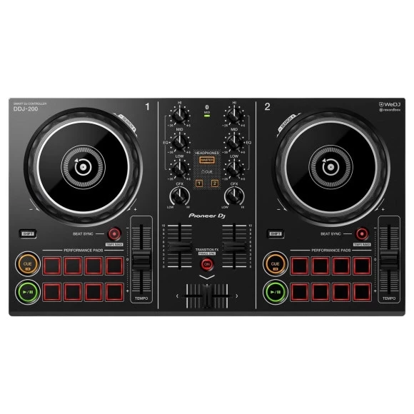 DJ-контроллер Pioneer DJ DDJ-200 + студийные мониторы Pioneer VM