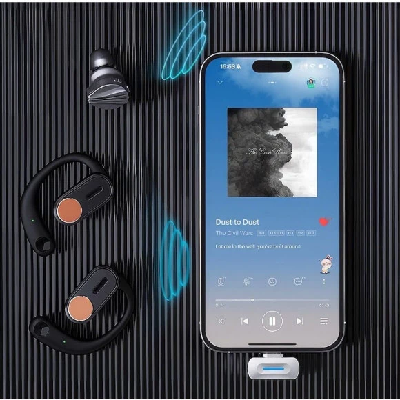 Bluetooth адаптер FiiO BT11 Silver - Soundmag