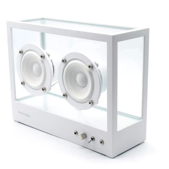 TRANSPARENT Small Transparent Speaker 白 Акустическая система Small Transparent Speaker White - Soundmag