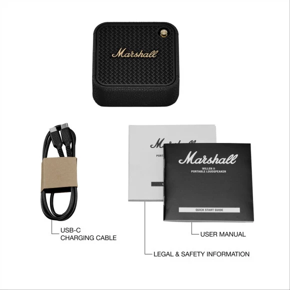 Портативна колонка Marshall Willen II Black and Brass (1006714
