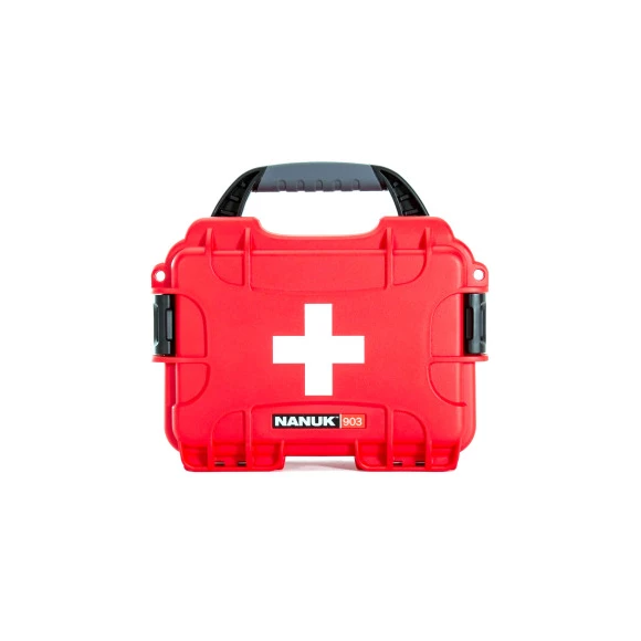 Защитный кейс Nanuk 903 case First Aid Logo Red (903S-000RD-PA0-FSA01)