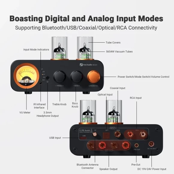 Усилитель Fosi Audio MC331-32V - Soundmag