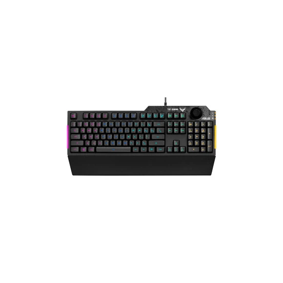 Игровая клавиатура ASUS TUF Gaming K1 RGB 104key USB UA Black (90MP01X0-BKMA00)