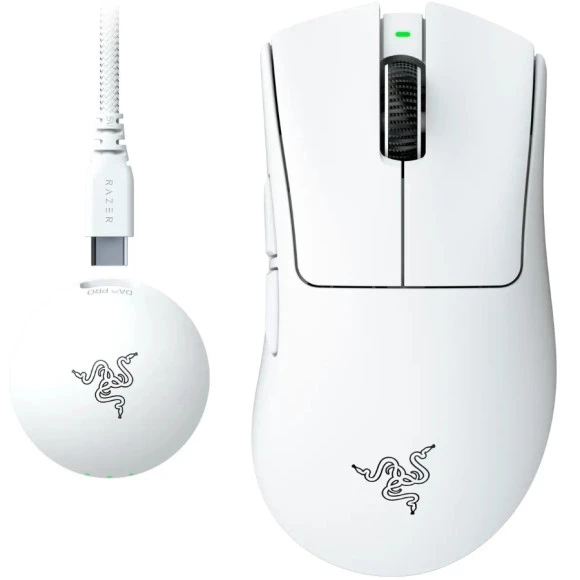 Игровая мышка Razer DeathAdder V4 PRO Wireless White (RZ01