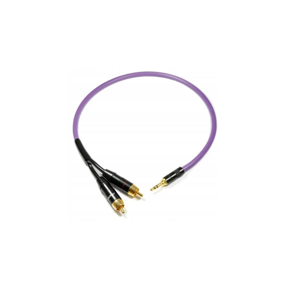 Кабель Melodika MDMJ2R20 Purple 3.5mm Mini-Jack to 2xRCA (2 м)
