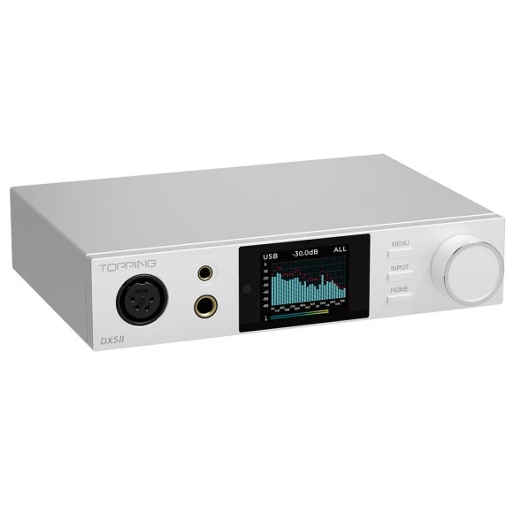 ЦАП и усилитель Topping DX5 II Silver - Soundmag