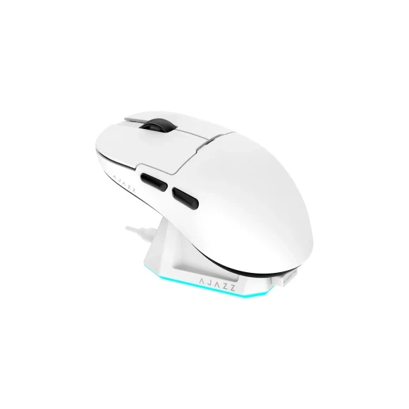 Игровая мышка Ajazz AJ159P MC Wireless/Bluetooth/USB White