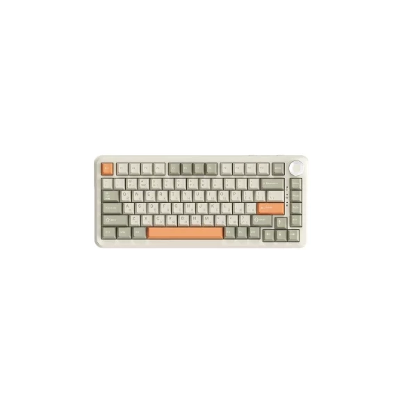 Игровая клавиатура Ajazz AK820 MAX Flying Fish Switch RGB Wireless/Bluetooth/USB Beige (AK820MAX-FF-R)