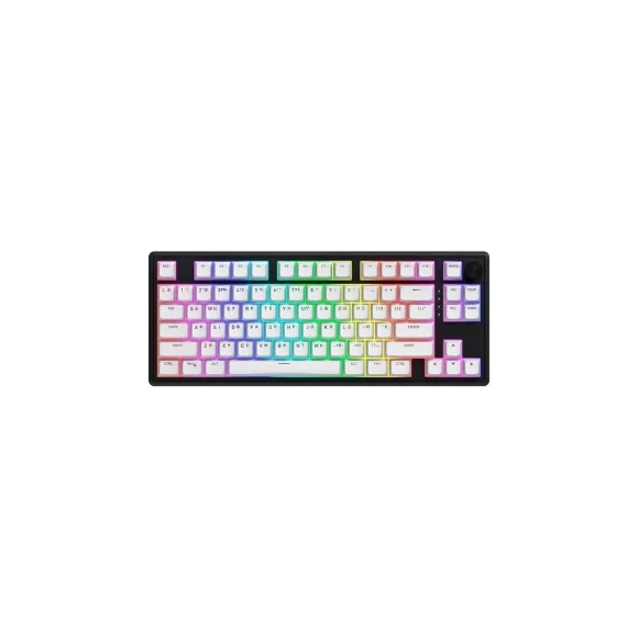 Игровая клавиатура Hator Skyfall 80 Aurum Lemon Wireless/Bluetooth/USB Black-White (HTK3180UA)