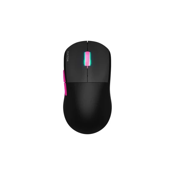 Игровая мышка Hator Quasar 2 Ultra 4K Wireless/Bluetooth/USB Black-Pink (HTM570BP)