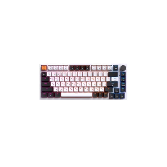 Игровая клавиатура GamePro MK160W Hot-Swap Red Swich 75% RGB White (MK160W)