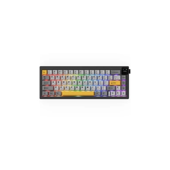 Игровая клавиатура Ajazz AK650 RGB Flying Fish Switch Wireless With Screen Black (AK650-FF-BGY)