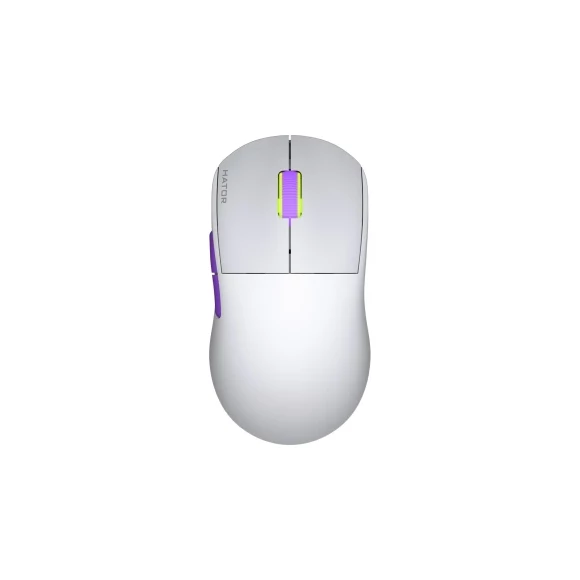 Игровая мышка Hator Quasar 2 Ultra 4K Wireless White/Lilac (HTM571WL)