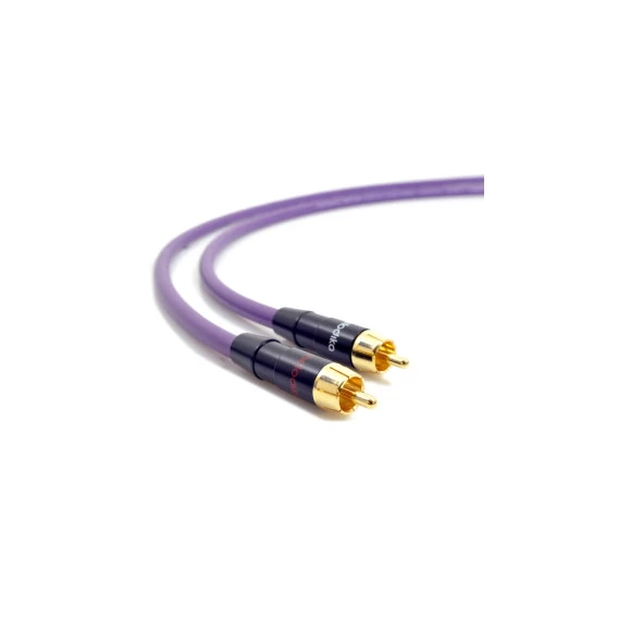 Кабель Melodika Purple Cable 2xRCA - 2x RCA lenght - 1m