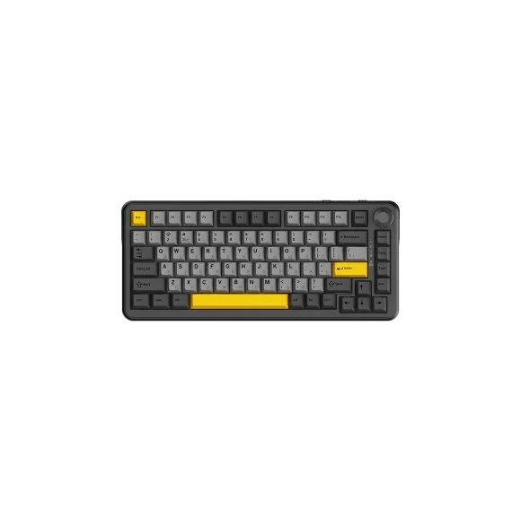 Игровая клавиатура Ajazz AK820 MAX Magnetic switches-Black-Gray-Yellow-RGB