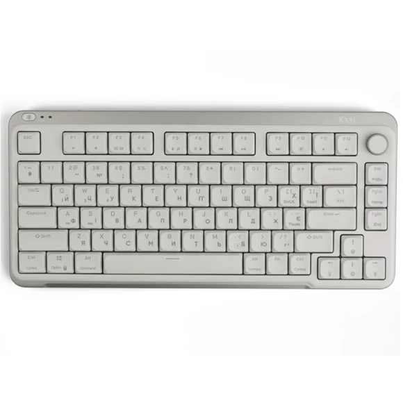 Игровая клавиатура KZZI I75 Wireless UA/ENG (Red Switch) Grey (6977534870635)