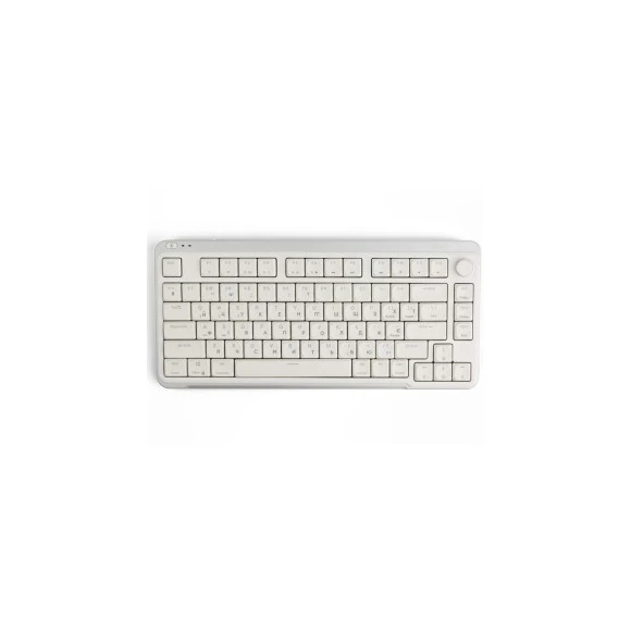 Игровая клавиатура KZZI I75 Wireless UA/ENG (Red Switch) White (6977534870628)