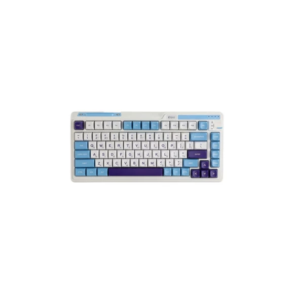 Игровая клавиатура KZZI K75 Lite Wireless UA/ENG (Rainbow Switch) Blue Sea (6935280824654)