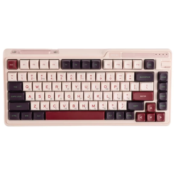 Игровая клавиатура KZZI K75 Lite Wireless UA/ENG (Rainbow Switch) Nezuko Purple (6935280824647)