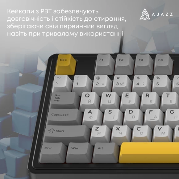 Игровая клавиатура Ajazz AK980 MAX Magnetic switches Black Gray