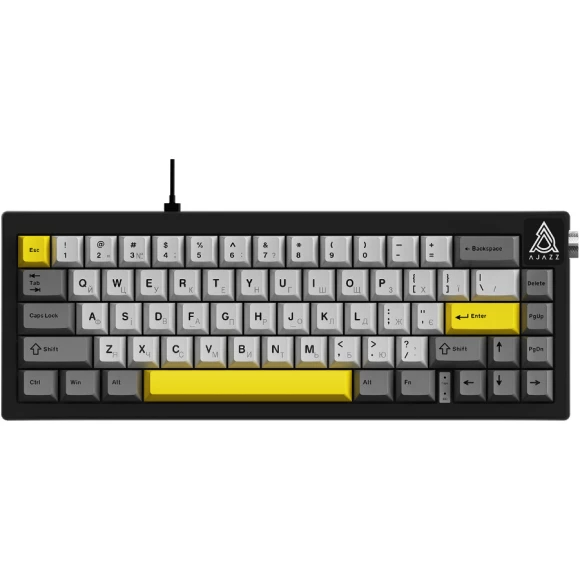 Игровая клавиатура Ajazz AK650 Moon Yellow switches Gray White Yellow (AK650-MY-GWY)