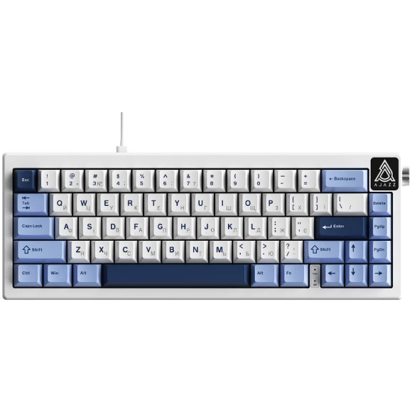 Игровая клавиатура Ajazz AK650 Sea Salt switches Blue White Blue (AK650-SS-BWB)