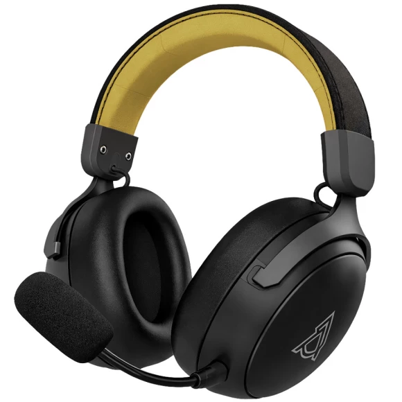 Игровая гарнитура Ajazz AHM08 MAX Black/Gray/Yellow (AHM08-MAX-BGY)