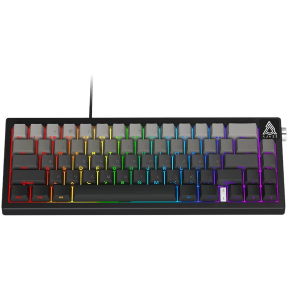 Игровая клавиатура Ajazz AK650 Day Dream switches Gradient Black Gray (AK650-DD-BG)