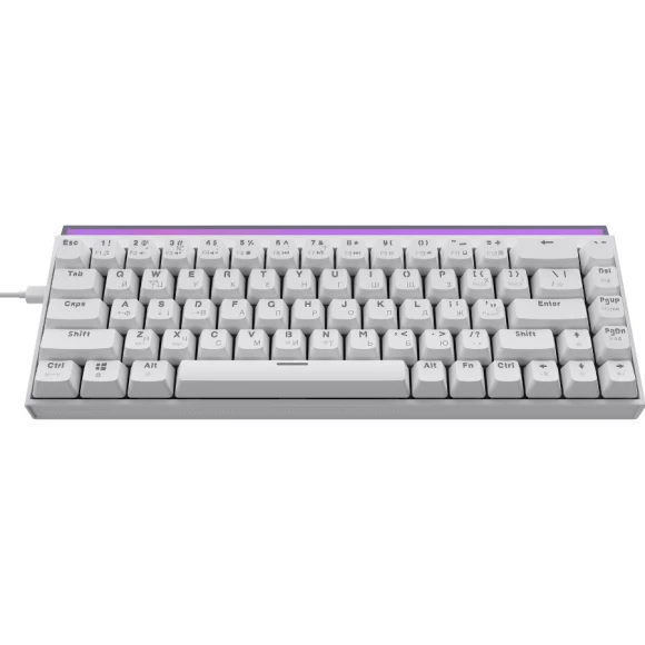 Игровая клавиатура Ajazz NK68 Red switches White (NK68-R-W)