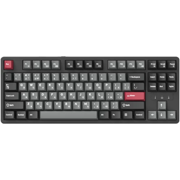 Игровая клавиатура GamePro Asgard Ragnar Keychron Super Red Switch Wireless/Bluetooth/USB Black (MK285BK)