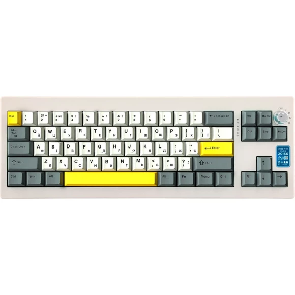 Игровая клавиатура EPOMAKER Shadow-X Mulan Switch Hot-Swap RGB White (SHX-W-M)