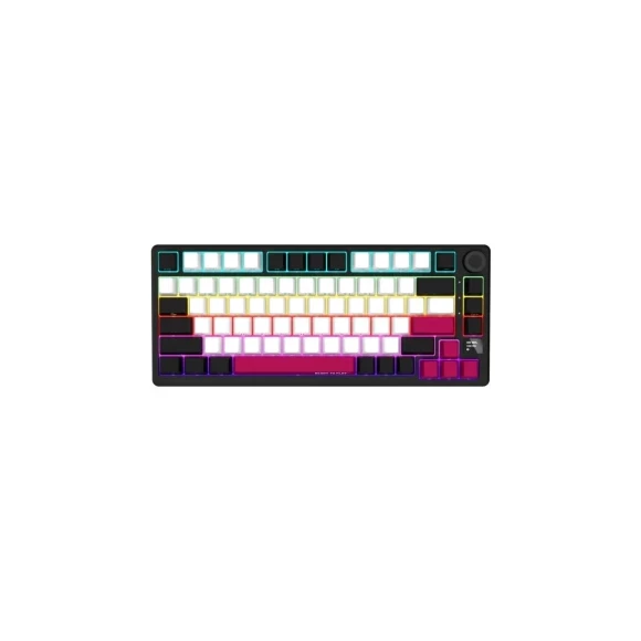 Игровая клавиатура Lorgar KBP7075W Toxic Purple ENG WL/RT/USB Black (LRG-KBP7075W-BK-US)